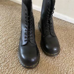 Dr Martens Classic 1919 steel toe boot, black Fine Haircell, 10 UK (US Men’s 11